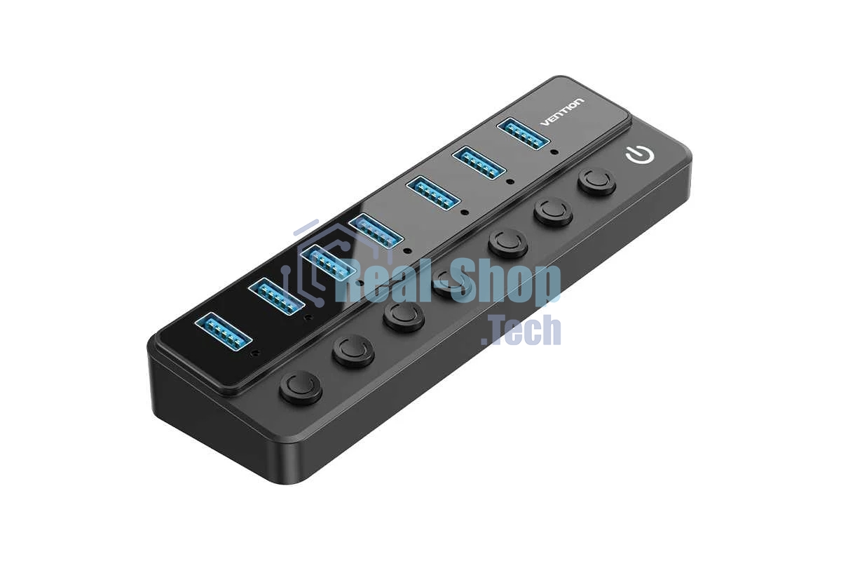 USB-концентратор Vention CHXB0, USB 3.0, USB 7 портов, USB