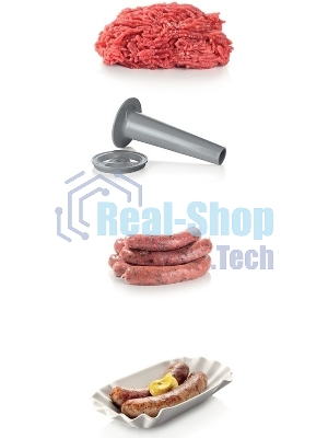 Мясорубка электрическая Bosch MFW 66020 белый/серый, 1800 Вт, 3.0 кг/мин, реверс, защита от перегрузки, насадки - 5