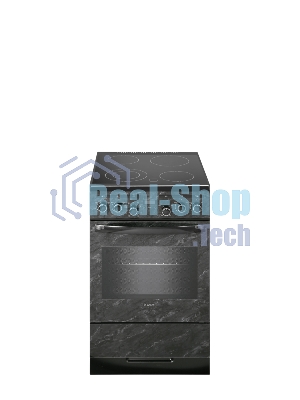Плита электрическая Gefest ЭП Н Д 5560-03 0053 черный, конфорок 4 шт, духовка 55 л, 50 см x 85 см x 58.5 см