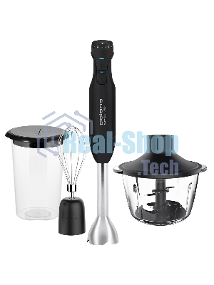Блендер погружной Polaris PHB 1510GL Silent 1500 Вт, 0.8 л, черный