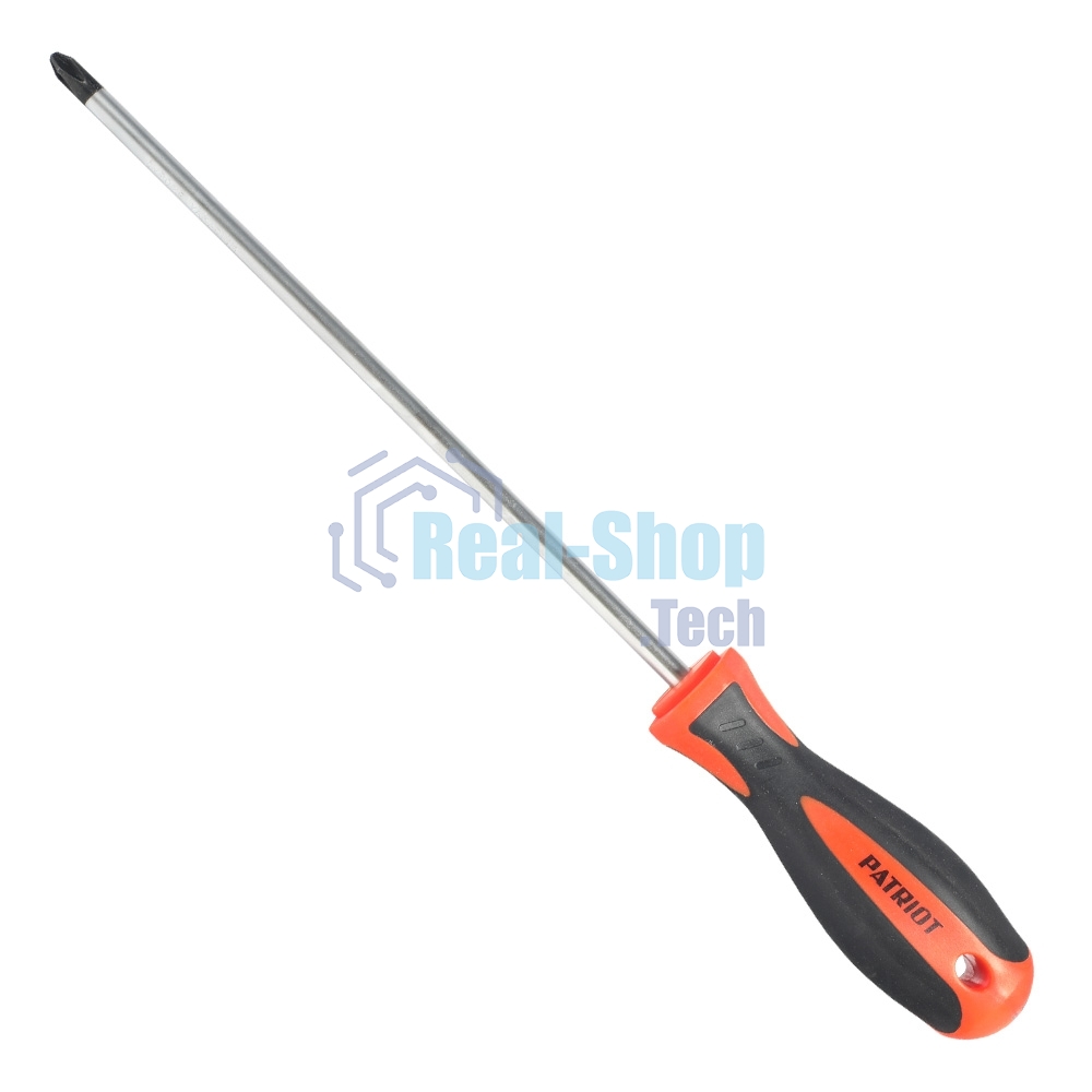 Отвертка Patriot PH2x200, CR-V, магнитная, двухкомпонентная рукоятка