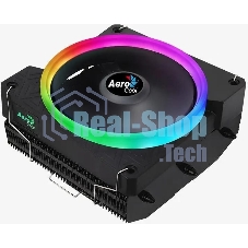 Кулер для процессора AeroCool/Formula Cylon 3H черный, 120 мм, алюминий, 1800 об/мин, 24.3 дБ, 4 pin, 125 Вт, 98 мм