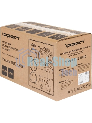 Источник бесперебойного питания Ippon Innova TbE 1000 / 1000 ВА / 900 Вт / 3 x CEE 7 (евророзетка)