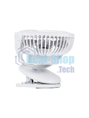 Вентилятор Centek CT-5045 белый, настольный, 5 Вт, 4 скорости, 15 см