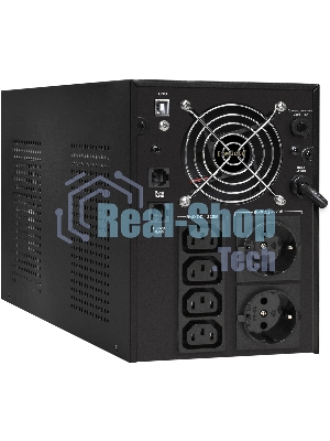 Источник бесперебойного питания ExeGate EX292615RUS SpecialPro UNB-3000.LED.AVR.2SH.4C13.RJ.USB 3000VA/1800W,LED, AVR,2*Schuko+4*C13,RJ45/11,USB, металлический корпус, черный