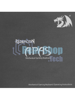 Клавиатура проводная Redragon Apas, USB, черный