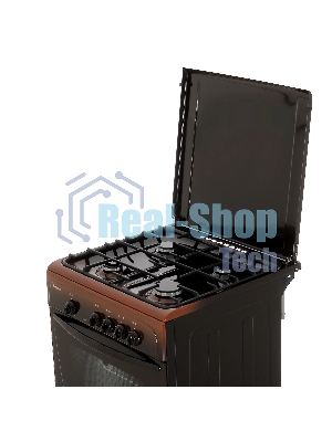 Плита газовая Gefest CG 60М C7 К83 коричневый, конфорок 4 шт, духовка 63 л, 60 см x 85 см x 60 см