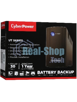 Источник бесперебойного питания CyberPower UTI675EI/675 ВА/360 Вт/4 x IEC 320 C13 (компьютерная)