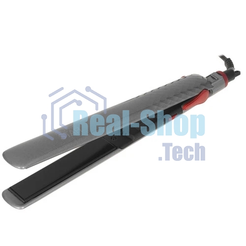 Выпрямитель для волос Homestar HS-8015 серебристый/красный, 25 мм, 200 °C, 1 режим