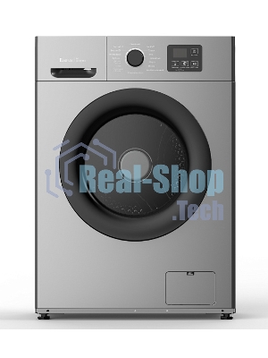 Стиральная машина Evelux EW 46121 S серебристая, загрузка фронтальная 6кг, 1000 об/мин., класс: A++