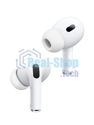 Наушники TWS Apple AirPods Pro 2 белый, внутриканальные, Bluetooth, активное шумоподавление