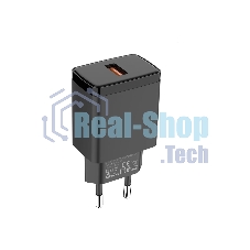 Сетевое зарядное устройство Cablexpert MP3A-PC-55, 10.5Вт, 2.1А, 1хUSB, черный, пакет