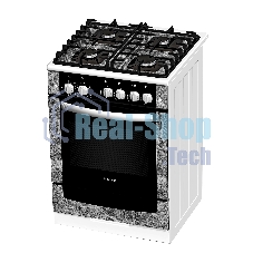 Плита газовая Gefest ПГ 6500-02 0313 черный, конфорок 4 шт, духовка 52 л, 60 см x 85 см x 60 см