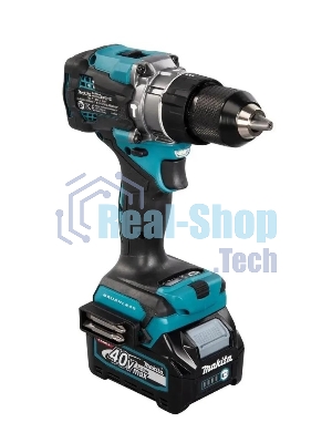 Дрель-шуруповерт аккумуляторная Makita HP001GD201, Аккумуляторная, 40В, 2 АКБ, Ударная, Кейс
