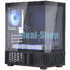 Компьютерный корпус 1STPLAYER MIKU Mi2-A ARGb черный mATX 3x120мм ARGb fans Mi2-A-BK-2FC7R-1FC7