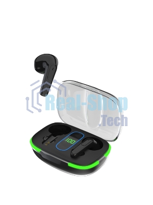 Беспроводные наушники Maxvi MHF-113BT черные TWS\LCD\Sensor\200мАч\5.3\кабель Type-C