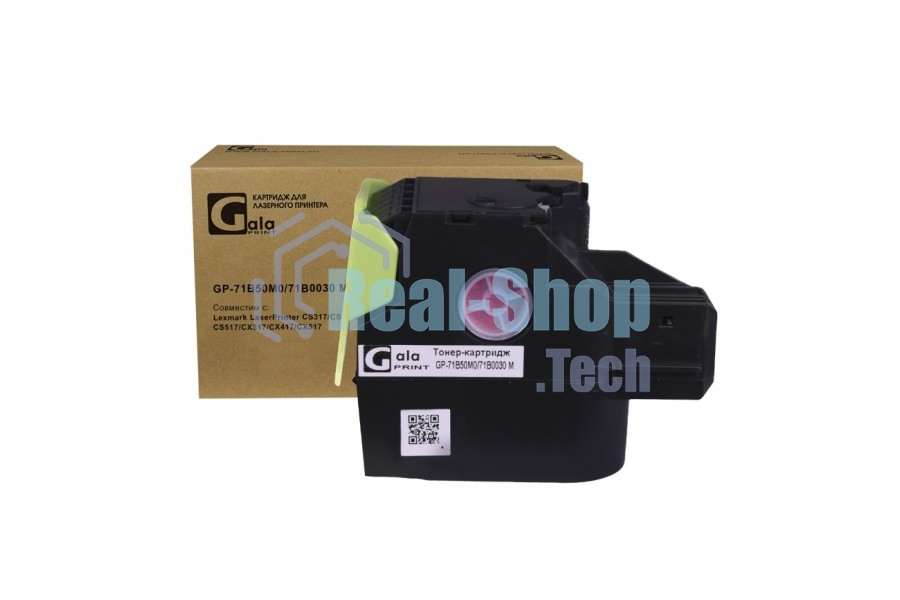 Картридж лазерный GalaPrint GP-71B50M0/71B0030 пурпурный (2300 стр) для Lexmark LaserPrinter CS317/CS417/CS517/CX317/CX417/CX517