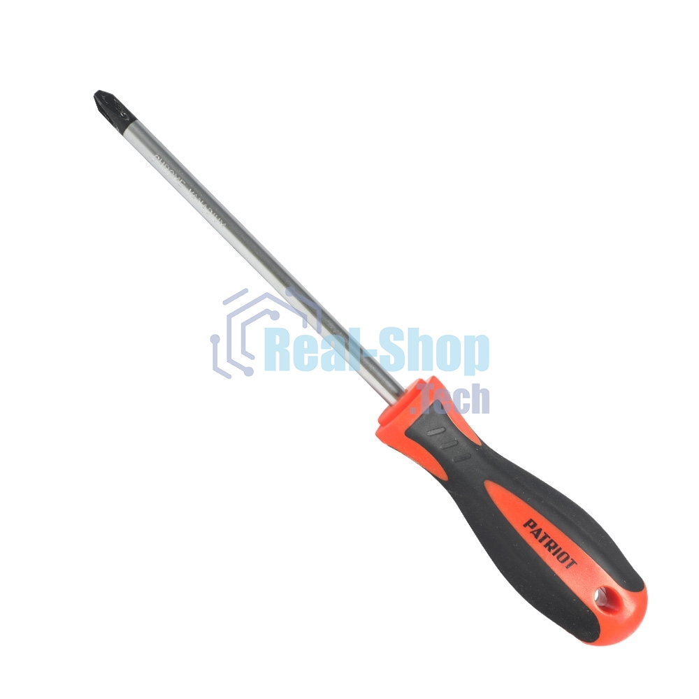 Отвертка Patriot PH3x150, CR-V, магнитная, двухкомпонентная рукоятка