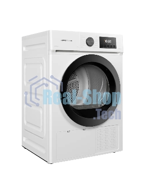 Сушильная машина Kuppersberg DM 593 W, High-Tech, загрузка 8 кг, 15 программ, тепловой насос, электронное кнопочное управление, корзина для сушки, блокировка от детей, энергоэффективность А++, белый