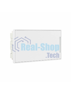 Щиток встраиваемый FRAME DKC F18B1WW 18мод. с бел. дверцей с 2 шинами PEN на 8 и 10 отверст. белый
