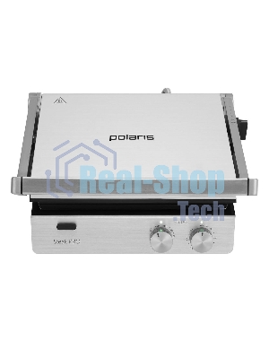 Гриль электрический Polaris PGP2803 2000Вт Серебряный