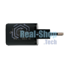 Сетевое зарядное устройство Cablexpert MP3A-PC-43, 30Вт, 3А, быстрая зарядка QC3.0/PD, 2 порта: USB и Type-C, черный, пакет
