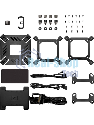 Система водяного охлаждения Deepcool Spartacus 420 ARGB Soc-AM5/AM4/1200/1700/1851 черный 4-pin 32.89dB Al LCD 2647gr Ret (R-SPT420-BKDSMP-G-1)
