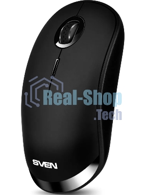 Мышь беспроводная SVEN RX-570SW черный, 1600 dpi, радиоканал, Bluetooth, USB, кнопки - 4