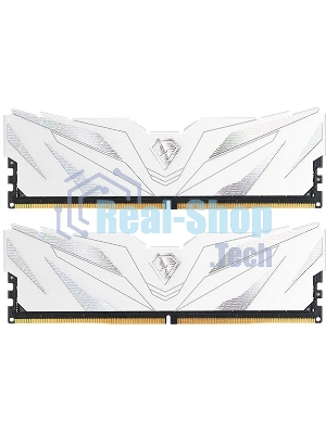 Оперативная память Netac Shadow II, DDR5, 32Gb (2x16Gb), 5600 MHz, CL46, DIMM, с радиатором, белый