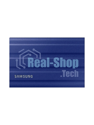 Внешний SSD Samsung T7 Shield, 1TB, USB 3.2 Gen 2 Type-C, R/W 1050/1000, синий