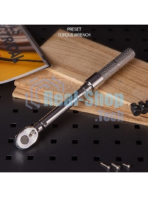 Динамометрический ключ предельный Deli DL1700255-25Нм, 3/8