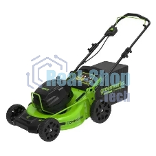 Газонокосилка аккумуляторная Greenworks GC82HPLM51, 24 В, 2 Ач
