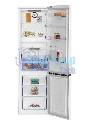 Холодильник Beko B3RCNK405HDW белый двухкамерный морозилка снизу, No Frost