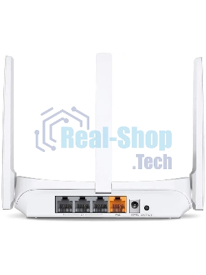 Роутер Mercusys MW306R 300 Mbps Multi-Mode Wireless N Router, 3 × Fixed External Antennas, 3× 10/100 LAN Port, 1× 10/100 WAN Port, 4 in 1- Access Point/Router/Range extender/WISP Mode, WPS/Reset Button, Parental Controls, Guest Network