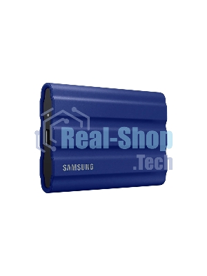 Внешний SSD Samsung T7 Shield, 1TB, USB 3.2 Gen 2 Type-C, R/W 1050/1000, синий