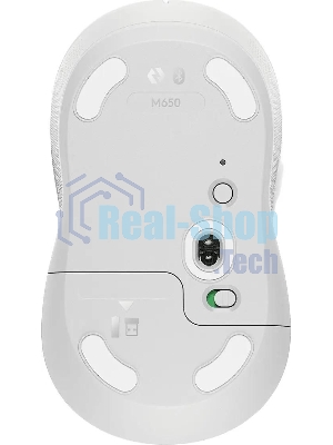 Мышь беспроводная Logitech Signature M650 белый, 4000 dpi, радиоканал, Bluetooth, USB, кнопки - 5