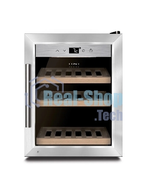 Винный шкаф CASO WineSafe 12 Classic черный, 1 отсек, 12 бут., класс A