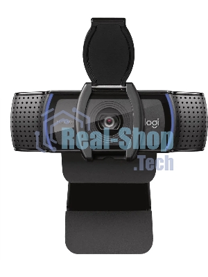 Веб-камера Logitech C920e 1920x1080, 30 кадр/с, USB Type-A, микрофон (2 шт, шумоподавление), автоматическая фокусировка, автоосвещение, шторка приватности, универсальное крепление