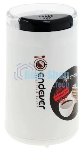 Кофемолка Endever Costa-1053, 250 Вт, 15000 об/мин, вес продукта для помола 100 гр, ABS-пластик, защита от перегрева двигателя