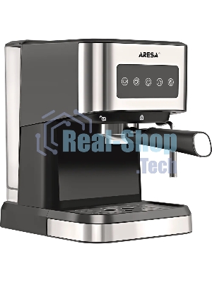 Кофеварка рожковая ARESA AR-1612 черный, исп. кофе - молотый, 1,5 л, 1100 Вт, 15 бар