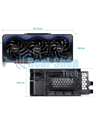 Видеокарта Palit PCI-E RTX 5090 GAMEROCK OC NVIDIA GeForce RTX 5090 32Gb 512bit GDDR7 2295/30000 HDMIx1 DPx3 HDCP Ret