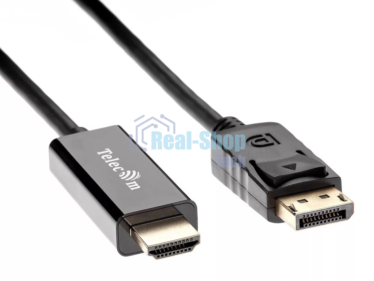 Кабель-переходник DisplayPort M-> HDMI M 1.8m Telecom TA494)