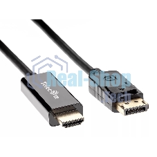 Кабель-переходник DisplayPort M-> HDMI M 1.8m Telecom TA494)