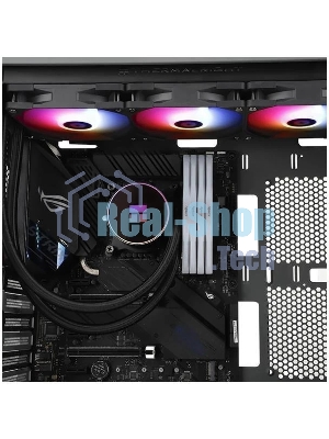 Система жидкостного охлаждения Thermalright Frozen Magic 360 V2 ARGB Soc-AM5/AM4/1200/1700/1851 черный 4-pin 25.6dB Al Ret (F-MAGIC-360-BL-ARGB-V2)