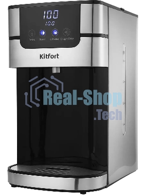 Термопот Kitfort КТ-2501 4 л, 2618Вт, черный/серебристый