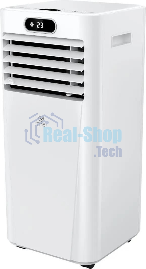 Мобильный кондиционер Royal Clima RM-TS22CH-E 7500 BTU, 22 м², 53 дБ, охлаждение, осушение, белый