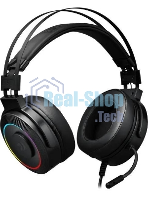 Гарнитура Redragon Lamia 2 чёрный, проводная, USB, подсветка