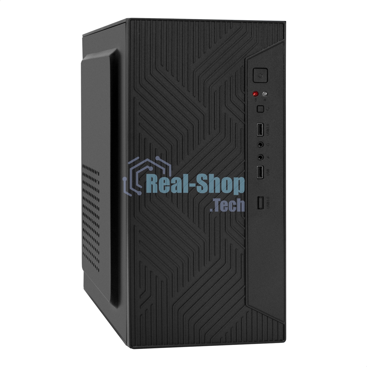 Компьютерный корпус Minitower ExeGate BAA-303-AAA400 (mATX, БП AAA400 с вент. 8см, 2хUSB, HD Audio, черный)