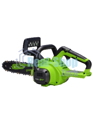 Цепная пила Greenworks G24CS25 аккум. 600Вт 0.8л.с. дл.шины:10