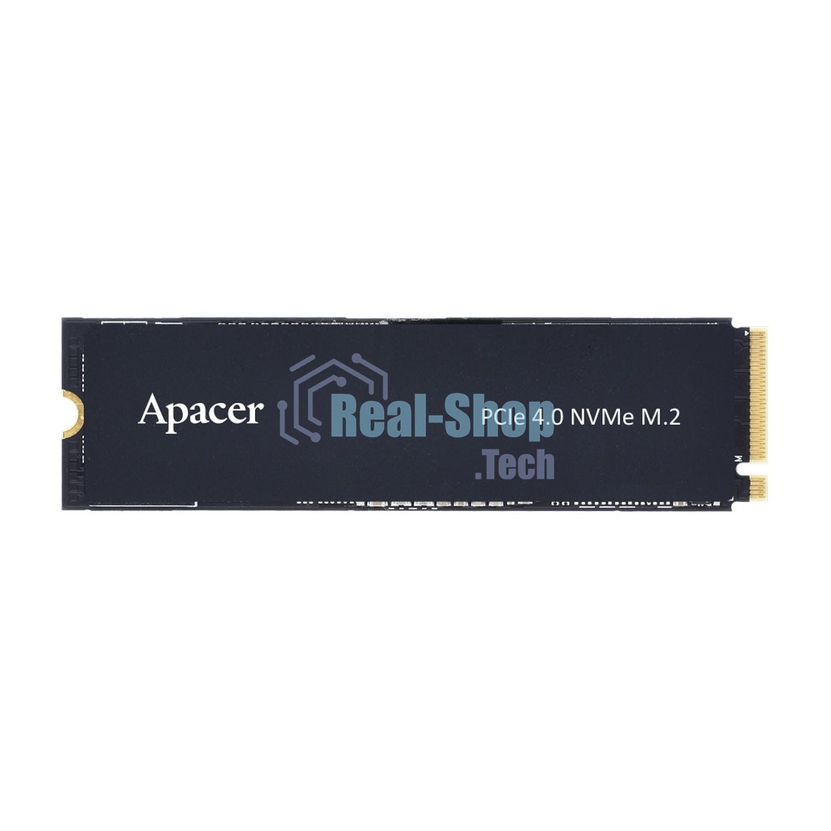 Накопитель SSD Apacer AS2280Q4X, 512Gb, M.2 2280, PCIe 4.0 x4, NVMe, R/W 4500/2500, с радиатором